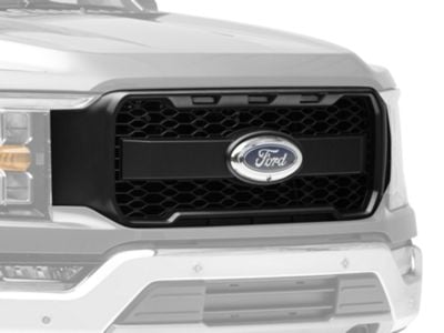 MP Concepts Upper Replacement Grille with LED Lighting; Matte Black (21-23 F-150, Excluding Raptor & Tremor)