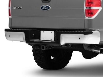 OPR Rear Bumper Step Pad; Pre-Drilled for Backup Sensors (09-14 F-150 Styleside w/ Towing Package)