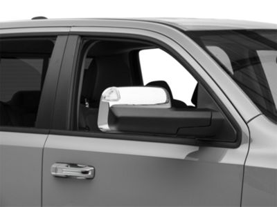 OPR Memory Power Adjust Heated Manual Flip-Up Towing Mirror with Puddle Light and Turn Signal; Chrome; Passenger Side (19-24 RAM 1500)