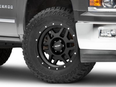 Pro Comp Wheels Silverado Phaser Satin Black 6-Lug Wheel - 20x9; -12mm ...