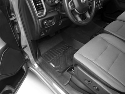 Proven Ground Precision Molded Front Floor Liners; Black (19-24 RAM 1500)