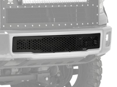 Putco Punch Design Lower Bumper Grille Insert; Black (15-17 F-150)