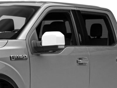 Putco Skull Cap Replacement Mirror Covers; Chrome (15-20 F-150 w/ Standard Mirrors)