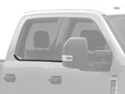 Putco Window Trim; Black (17-22 F-250 Super Duty SuperCrew)