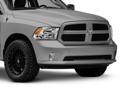 Replacement Front Bumper Cover with Fog Light Openings (13-18 RAM 1500, Excluding Rebel)