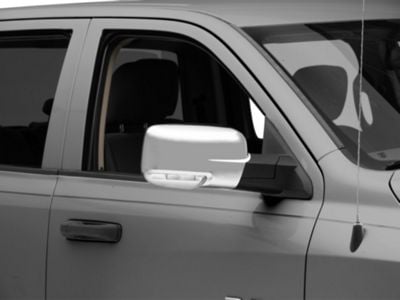 Powered Heated Automatic Folding Mirror; Passenger Side; Chrome (13-18 RAM 1500)