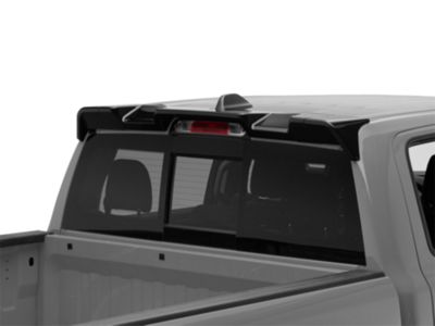 Glossy Black Painted Roof Rear Cab Spoiler Wing For 2019-2024 Dodge Ram 1500 (3pc)