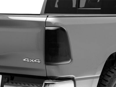 Tail Light Covers; Smoked (19-24 RAM 1500)