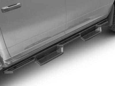 4-Inch Drop Sniper Running Boards; Textured Black (10-24 RAM 2500 Crew Cab)