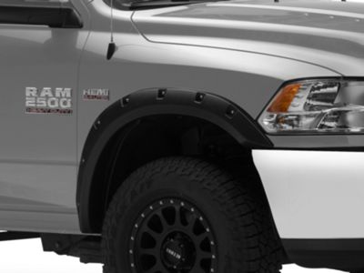 Textured Pocket Rivet Fender Flares 4pc For Dodge Ram 2500/3500 2010-2018