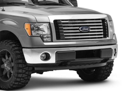 RedRock Front Bumper Guard Inserts; Black (09-14 F-150, Excluding Raptor)
