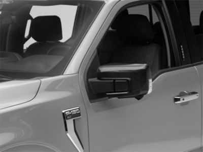 RedRock Side View Mirror Trim; Carbon Fiber (21-24 F-150)