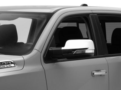 RedRock Side View Mirror Cover; Chrome (19-24 RAM 1500, Excluding Classic)