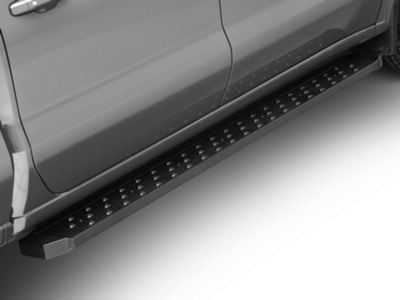 Barricade Rattler Running Boards; Black (19-24 Silverado 1500 Crew Cab)