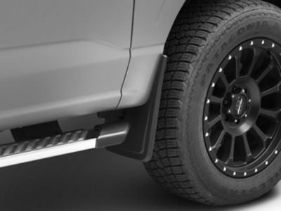 RedRock Molded Mud Guards; Front and Rear (21-24 F-150, Excluding Raptor)