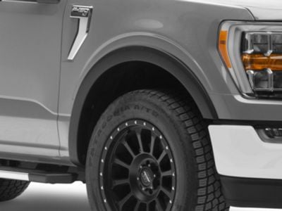 RedRock OE Style Fender Flares; Black (21-24 F-150, Excluding Raptor)