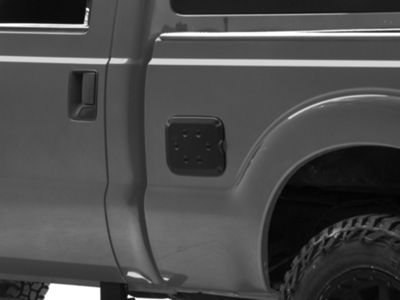 2017-2022 FORD F250 F350 F450 Super Duty MATTE BLACK Gas Door COVER 2017-2022 FORD F250 F350 F450 Super Duty MATTE BLACK Gas Door COVER