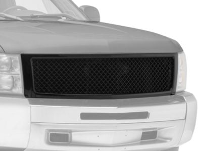 RedRock Mesh Upper Replacement Grille; Black (07-13 Silverado 1500)