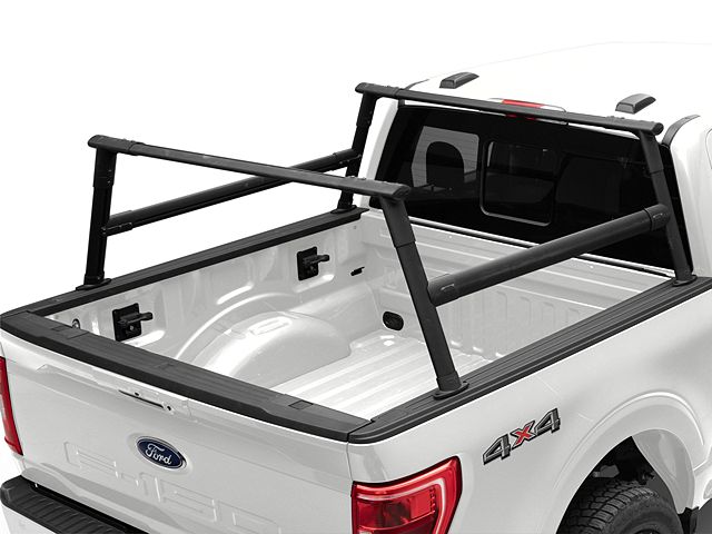 F 150 Side Racks Rough Country F-150 Bed Rack; Matte Black 10406 (15-24 F-150 w/ 5-1/2 ...