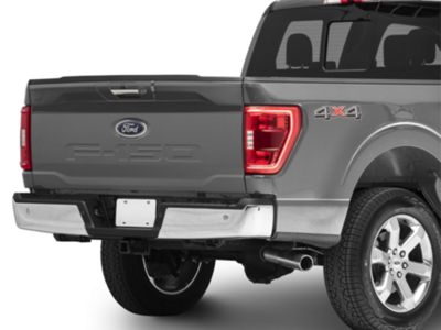 SEC10 Upper Tailgate Accent Decal; Matte Black (21-24 F-150)
