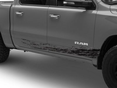 SEC10 Splatter Rocker Stripes; Black (Universal; Some Adaptation May Be Required)