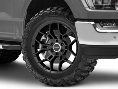 Carroll Shelby Wheels CS45 Gloss Black 6-Lug Wheel; 20x9; 12mm Offset (21-24 F-150)