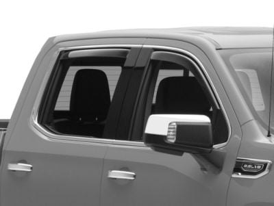 in-Channel Window Deflectors (19-24 Sierra 1500 Crew Cab)