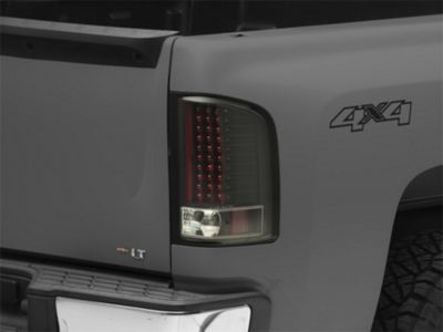 Raxiom LED Tail Lights; Black Housing; Clear Lens (07-13 Silverado 1500)