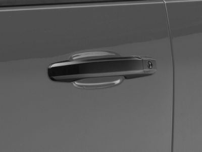Door Handle Covers; Gloss Black (14-18 Silverado 1500 Double Cab, Crew Cab)