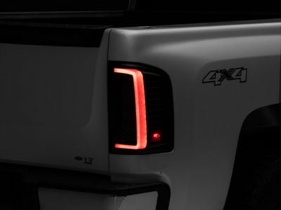G5 LED Tail Lights; Black Housing; Clear Lens (07-13 Silverado 1500)