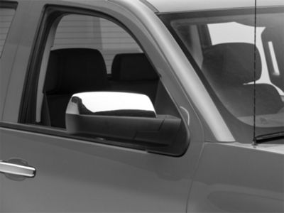 OE Style Side Mirror with LED Puddle Light; Chrome; Passenger Side (14-18 Silverado 1500)
