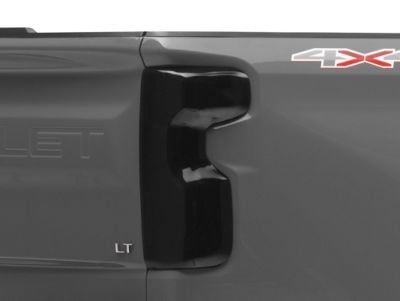 Tail Light Covers; Smoked (19-24 Silverado 1500)