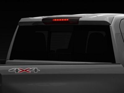 Third Brake Light Cover; Carbon Fiber Look (19-24 Silverado 1500)