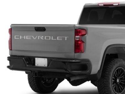 Putco Stainless Steel Tailgate Insert Letters (20-24 Silverado 2500 HD)