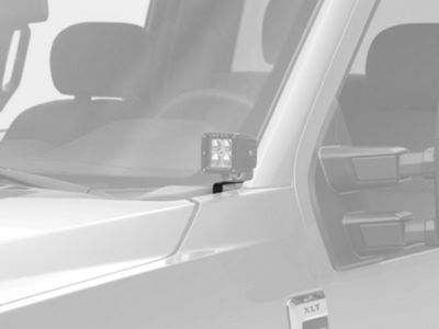 Putco Luminix Hood Mount Light Brackets (17-24 F-250 Super Duty)