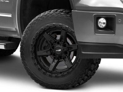 Vortek Off-Road Sierra 1500 VRT-602 Satin Black 6-Lug Wheel; 20x9; 20mm ...