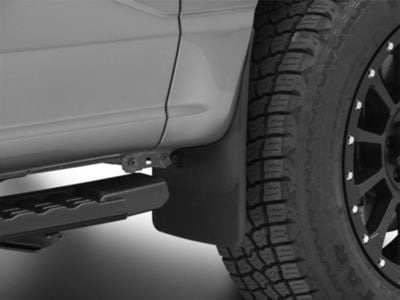 Weathertech No-Drill Mud Flaps; Front and Rear; Black (21-24 F-150, Excluding Raptor)
