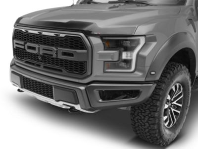 Weathertech Low Profile Hood Protector; Dark Smoke (17-20 F-150 Raptor)