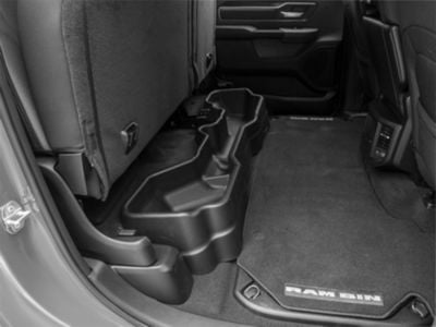 Weathertech Underseat Storage System; Black (19-24 RAM 1500 Quad Cab)