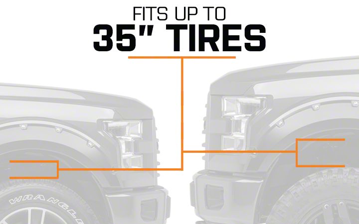 F350 3 Inch to 5 Inch Lift Kits 2023-2024