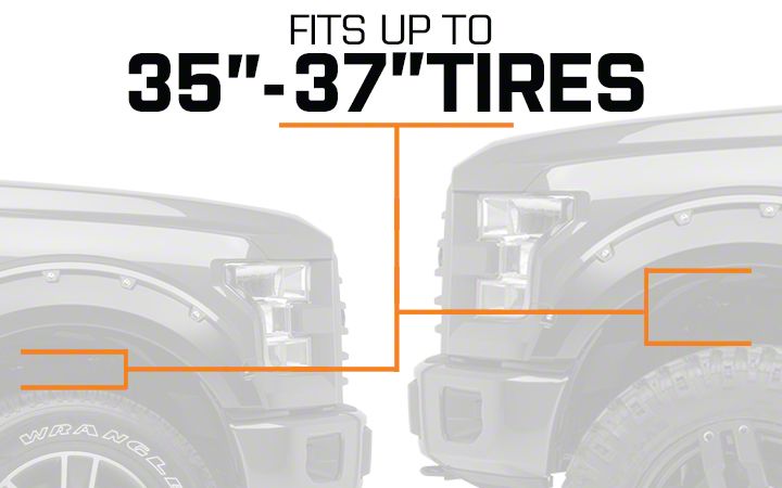 F350 6 Inch to 8 Inch Lift Kits 2023-2024